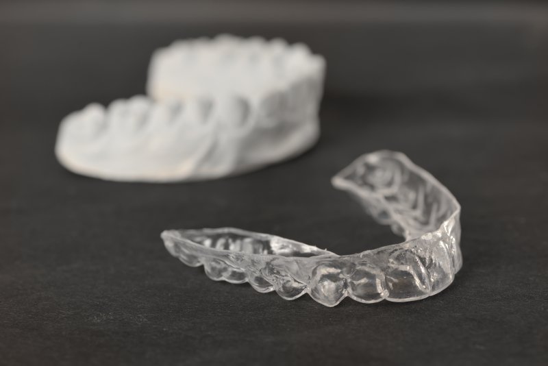 an Invisalign aligner