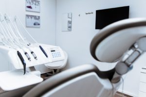 Dental chair at modern practice